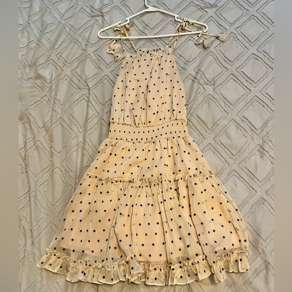 Cream Star Dress